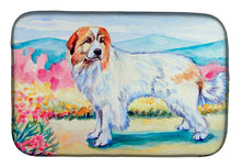 Load image into Gallery viewer, Great Pyrenees Dish Drying Mat – Absorbent, Artistic Kitchen Essentials 7130DDM