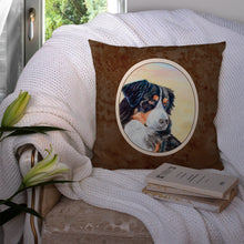 Load image into Gallery viewer, Bernese Mountain Dog Throw Pillow - 14x14 Decorative Pillow – Art for Your Home &amp; Patio 7131PW1414