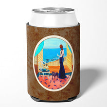 Load image into Gallery viewer, Lady with her Pug Can or Bottle Hugger 7133CC