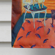 Load image into Gallery viewer, Lady with her Pug Flag Canvas House Size