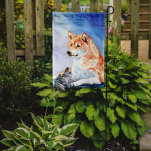 Load image into Gallery viewer, Red and White Shiba Inu Garden Flag – Decorative Outdoor Yard Flag
