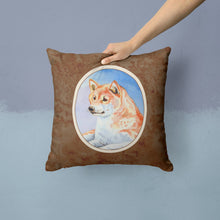 Load image into Gallery viewer, Shiba Inu Throw Pillow - 14x14 Decorative Pillow – Art for Your Home &amp; Patio 7135PW1414