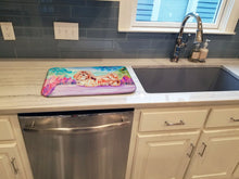 Load image into Gallery viewer, Shih Tzu Dish Drying Mat – Absorbent, Artistic Kitchen Essentials 7136DDM