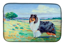 Load image into Gallery viewer, Collie Dish Drying Mat – Absorbent, Artistic Kitchen Essentials 7140DDM