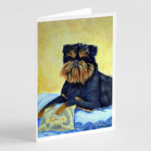 Load image into Gallery viewer, Brussels Griffon  Greeting Cards -  Blank Note Cards – 8-Pack of Artist-Designed Cards with Envelopes