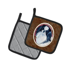Load image into Gallery viewer, Japanese Chin Pot Holders - Set of 2 Decorative Kitchen Helpers | Made in the USA 7149PTHD