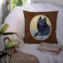 Load image into Gallery viewer, Schipperke Sweet Dreams Throw Pillow - 14x14 Decorative Pillow – Art for Your Home &amp; Patio 7152PW1414