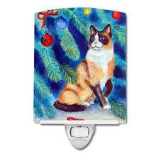 Load image into Gallery viewer, Christmas Tree Cat Ceramic Night Light 7155CNL
