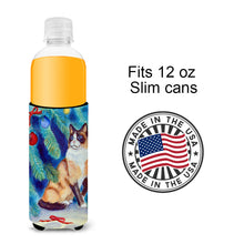 Load image into Gallery viewer, Christmas Tree Cat Slim Can Hugger – Fun &amp; Functional Drink Coolers 7155MUK