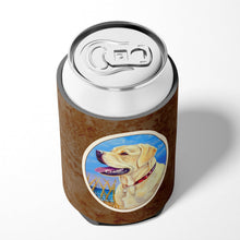 Load image into Gallery viewer, Yellow Labrador at the Beach Can or Bottle Hugger 7158CC
