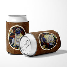 Load image into Gallery viewer, Fawn Pug in Fall Leaves Can or Bottle Hugger 7160CC