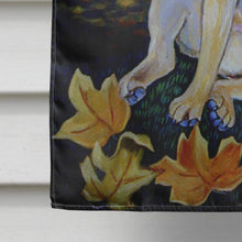 Load image into Gallery viewer, Old Fawn Pug in fall Flag Canvas House Size