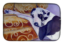 Load image into Gallery viewer, Harlequin Natural Great Dane Dish Drying Mat – Absorbent, Artistic Kitchen Essentials 7162DDM