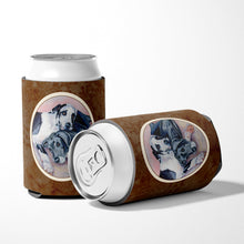 Load image into Gallery viewer, Black and Harlequin Great Dane Can or Bottle Hugger 7164CC