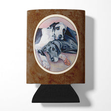 Load image into Gallery viewer, Black and Harlequin Great Dane Can or Bottle Hugger 7164CC