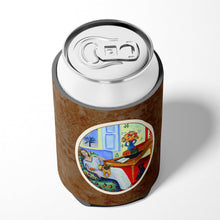 Load image into Gallery viewer, Lady with her Pug Can or Bottle Hugger 7166CC