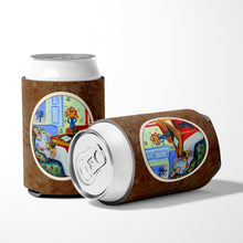 Load image into Gallery viewer, Lady with her Pug Can or Bottle Hugger 7166CC