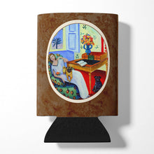 Load image into Gallery viewer, Lady with her Pug Can or Bottle Hugger 7166CC