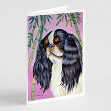Load image into Gallery viewer, English Toy Spaniel  Greeting Cards -  Blank Note Cards – 8-Pack of Artist-Designed Cards with Envelopes