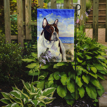 Load image into Gallery viewer, French Bulldog at the beach Garden Flag – Decorative Outdoor Yard Flag