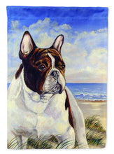Load image into Gallery viewer, French Bulldog at the beach Garden Flag – Decorative Outdoor Yard Flag