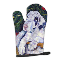 Load image into Gallery viewer, Christmas Tree with Harlequin Great Dane Oven Mitt 7172OVMT