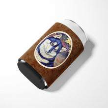 Load image into Gallery viewer, Fall Leaves Siberian Husky Can or Bottle Hugger 7173CC