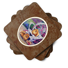 Load image into Gallery viewer, Red Pomeranians Foam Coaster  7176FC