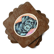 Load image into Gallery viewer, Black Labrador Foam Coaster  7177FC