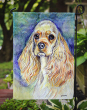 Load image into Gallery viewer, Blonde Tan Cocker Spaniel Garden Flag – Decorative Outdoor Yard Flag