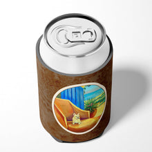 Load image into Gallery viewer, French Bulldog at the beach cottage Can or Bottle Hugger 7181CC