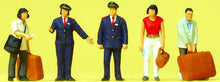 Load image into Gallery viewer, Preiser 10570 HO Scale Railroad Personnel -- Chinese Personnel &amp; Passengers (5)