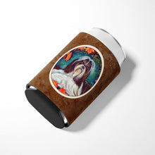Load image into Gallery viewer, Autumn Leaves Shih Tzu Can or Bottle Hugger 7182CC