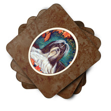 Load image into Gallery viewer, Autumn Leaves Shih Tzu Foam Coaster  7182FC