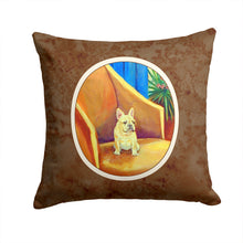 Load image into Gallery viewer, French Bulldog Couch Sitting Throw Pillow - 14x14 Decorative Pillow – Art for Your Home &amp; Patio 7189PW1414