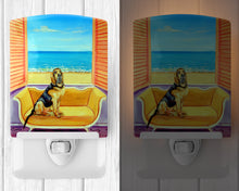 Load image into Gallery viewer, Bloodhound Couch Sitting Ceramic Night Light 7191CNL