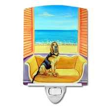 Load image into Gallery viewer, Bloodhound Couch Sitting Ceramic Night Light 7191CNL