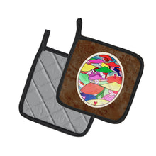 Load image into Gallery viewer, Women in Hats Pot Holders - Set of 2 Decorative Kitchen Helpers | Made in the USA 7194PTHD