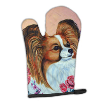 Load image into Gallery viewer, Papillon Rose Oven Mitt 7200OVMT