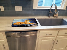 Load image into Gallery viewer, Natural Fawn Great Dane Dish Drying Mat – Absorbent, Artistic Kitchen Essentials 7204DDM