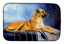 Load image into Gallery viewer, Natural Fawn Great Dane Dish Drying Mat – Absorbent, Artistic Kitchen Essentials 7204DDM