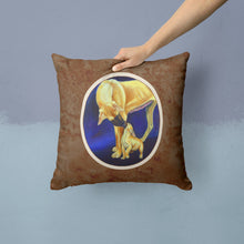Load image into Gallery viewer, Great Dane and Puppy  Throw Pillow - 14x14 Decorative Pillow – Art for Your Home &amp; Patio 7208PW1414