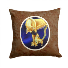 Load image into Gallery viewer, Great Dane and Puppy  Throw Pillow - 14x14 Decorative Pillow – Art for Your Home &amp; Patio 7208PW1414