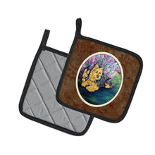 Load image into Gallery viewer, Australian Terrier and Puppy Pot Holders - Set of 2 Decorative Kitchen Helpers | Made in the USA 7209PTHD