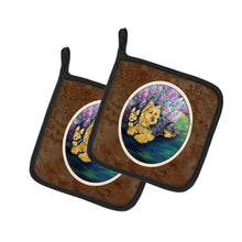 Load image into Gallery viewer, Australian Terrier and Puppy Pot Holders - Set of 2 Decorative Kitchen Helpers | Made in the USA 7209PTHD