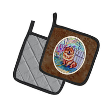 Load image into Gallery viewer, Chow Chow Pot Holders - Set of 2 Decorative Kitchen Helpers | Made in the USA 7210PTHD