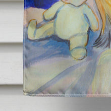 Load image into Gallery viewer, Yorkie and Teddy Bear Flag Canvas House Size