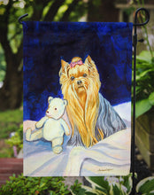 Load image into Gallery viewer, Yorkie and Teddy Bear Garden Flag – Decorative Outdoor Yard Flag