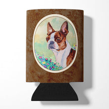 Load image into Gallery viewer, Red and White Boston Terrier Can or Bottle Hugger 7222CC