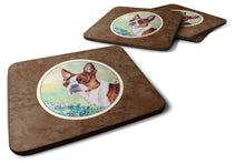 Load image into Gallery viewer, Red and White Boston Terrier Foam Coaster  7222FC